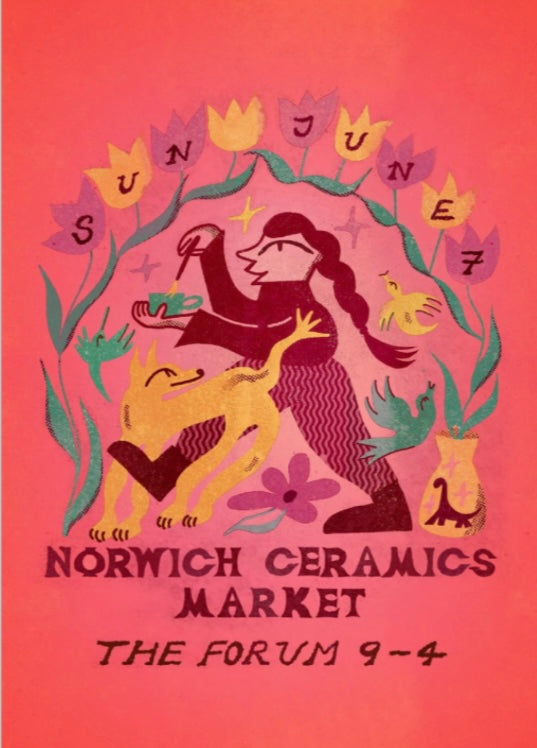 Norwich Ceramics Market Poster and Flyer bundle