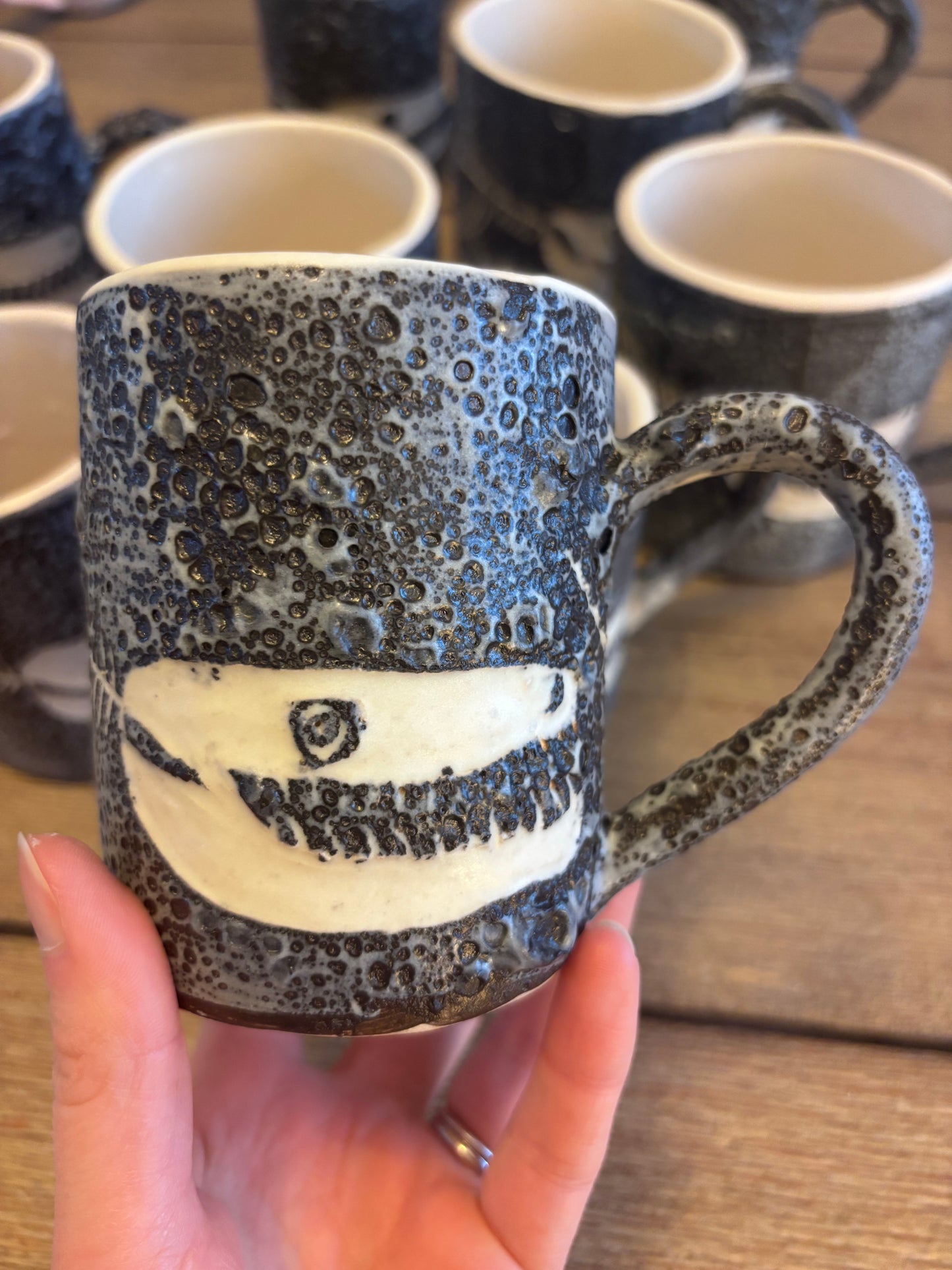 Seafoam Pliosaur Mug Fang