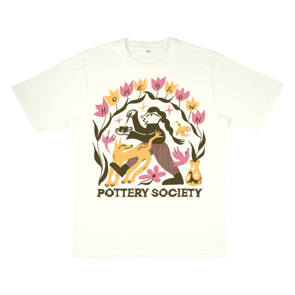 Homegrown Pottery Society Tshirt *oversized*