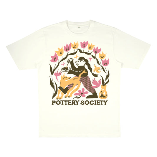 Homegrown Pottery Society Tshirt *oversized*