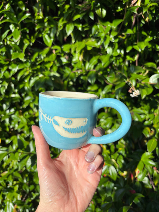 Blue Pliosaur Mug