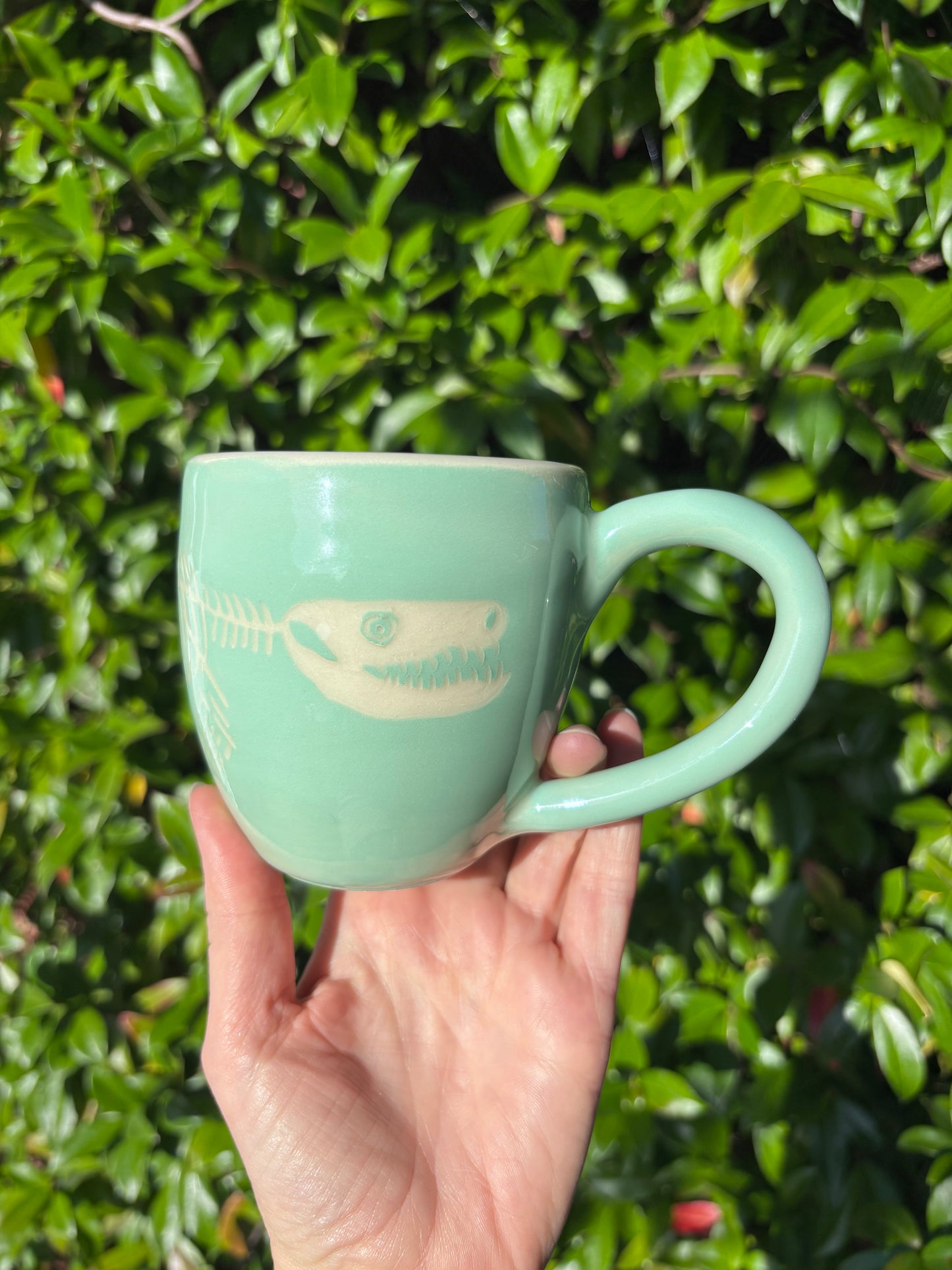 Aqua Pliosaur Mug