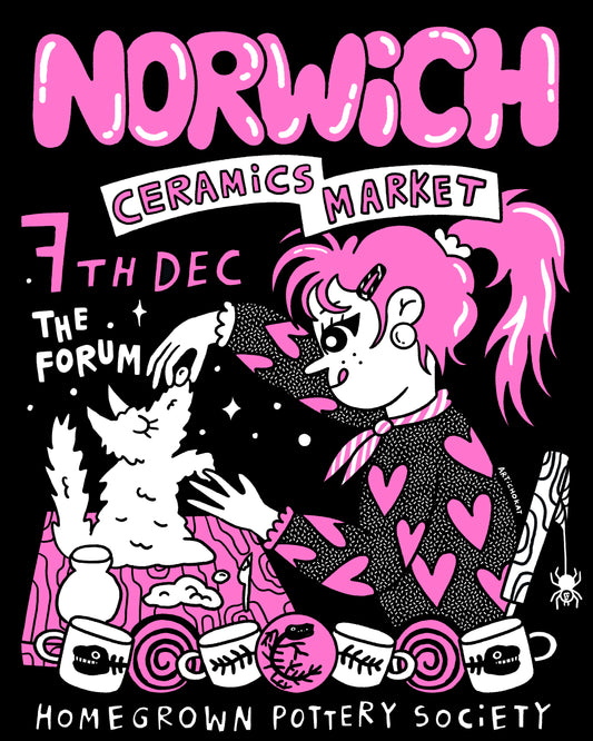 Norwich Ceramics Market Poster and Flyer Bundle