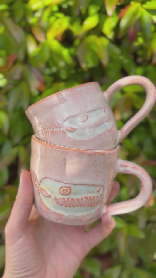 Pink Pliosaur Mug